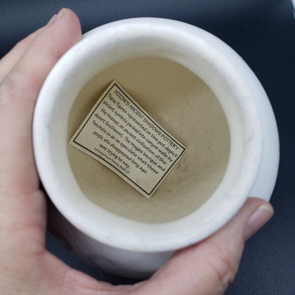 Lot of 2 Native American Navajo Ceramic Hozoni Pottery Artist Signed M. Redhorse - Picture 12 of 13